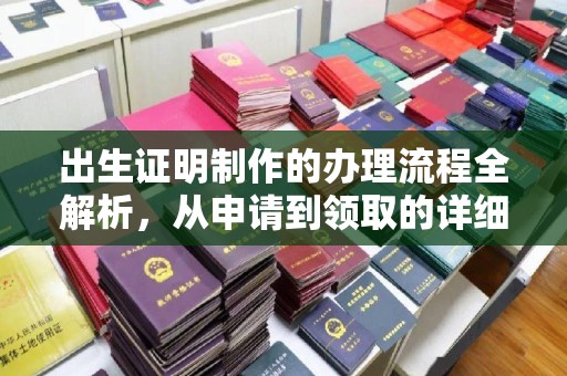 封开出生证明制作的办理流程全解析，从申请到领取的详细指南